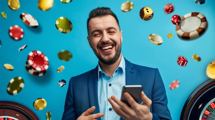 Pengguna membaca syarat referral mobile